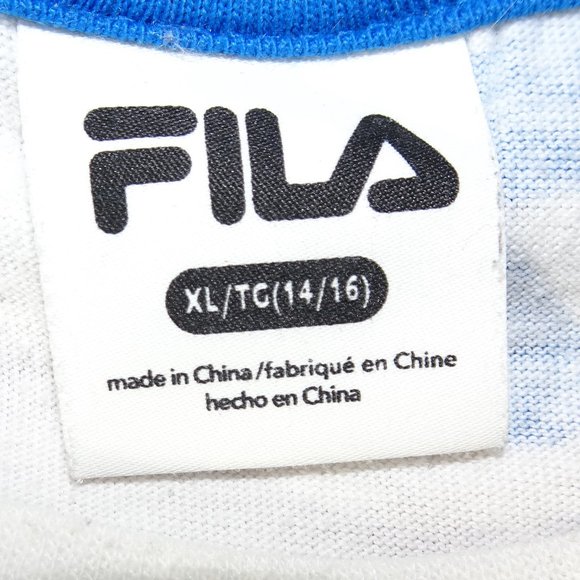 FILA White Logo Print T-Shirt - Picture 4 of 6